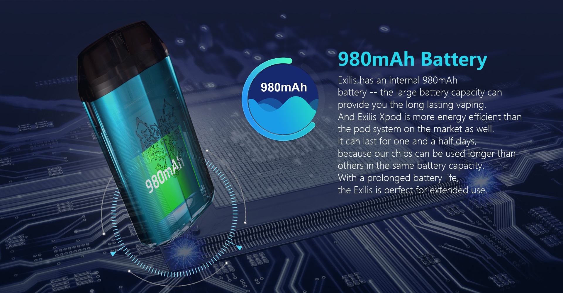exilis xpod kit 980mah by snowwolf 2