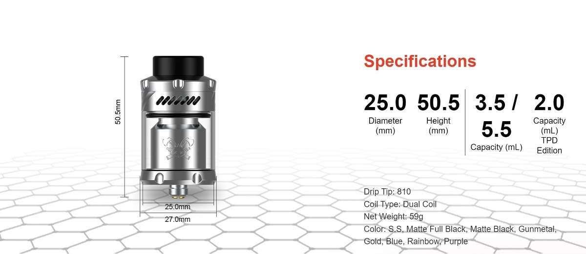 dead rabbit v3 rta 25mm by hellvape 7