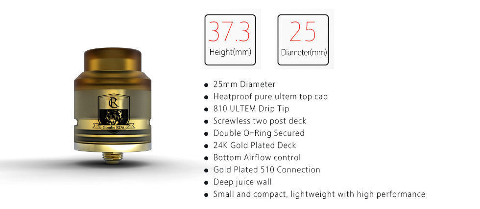 Combo RDA 25mm by iJoy vapexperts 4