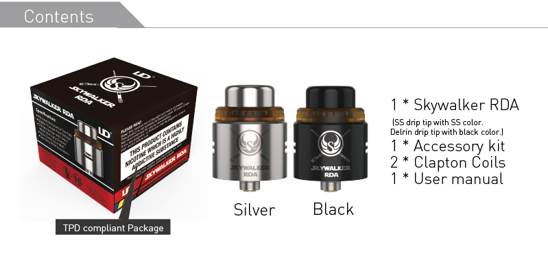 Skywalker RDA dripper ud youde vapexperts 6