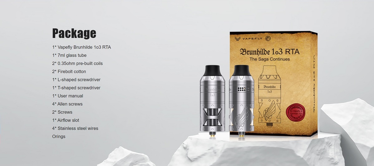 brunhilde 1o3 rta 252mm 5ml by vapefly 10