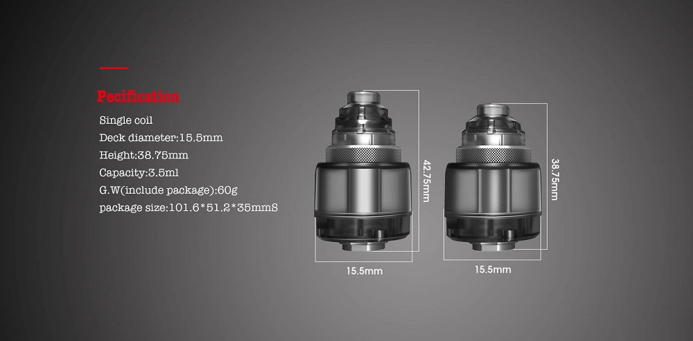 vxv soulmate rdta pod for drag s x 3