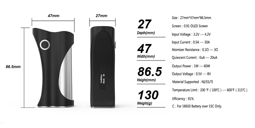 hera box mod 60w by ambition mods r s s mods 11