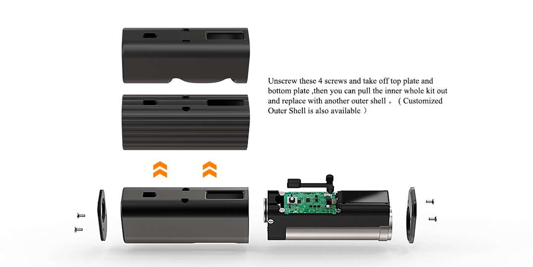 onebar box mod 60w by ambition mods rss mods 6