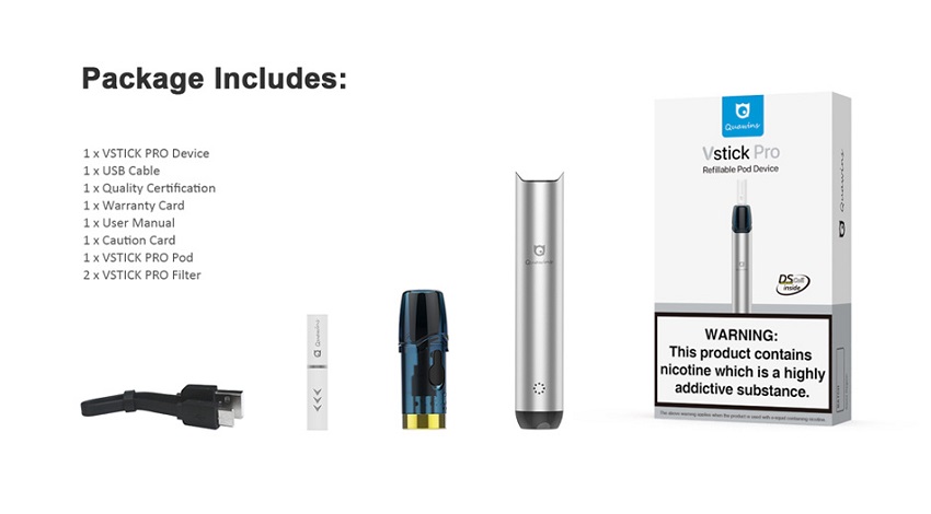 vstick pro pod kit 400mah by quawins 10