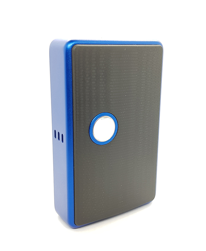 vapexperts Billet Box Mod Blue Oyster Box Blue Button Mop Plates G10 Output 60W 1
