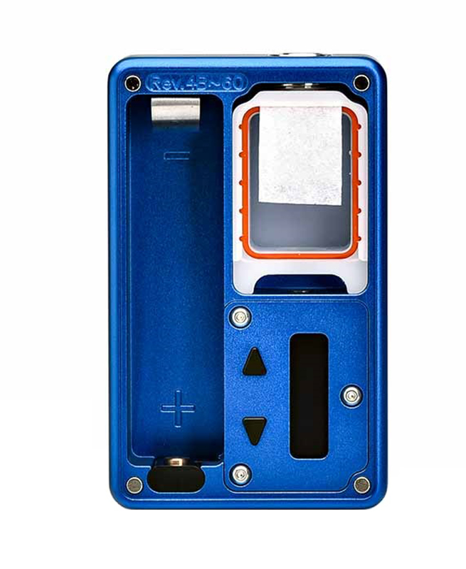 vapexperts Billet Box Mod Blue Oyster Box Blue Button Mop Plates G10 Output 60W 121