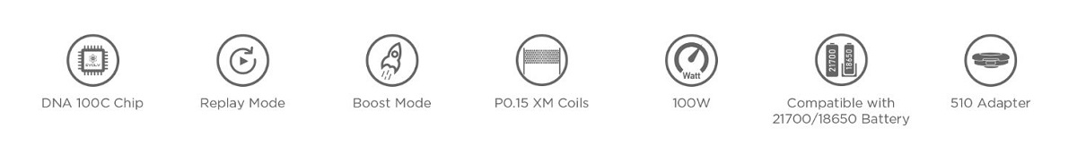 z100c dna pod mod kit 100watt by geekvape 2