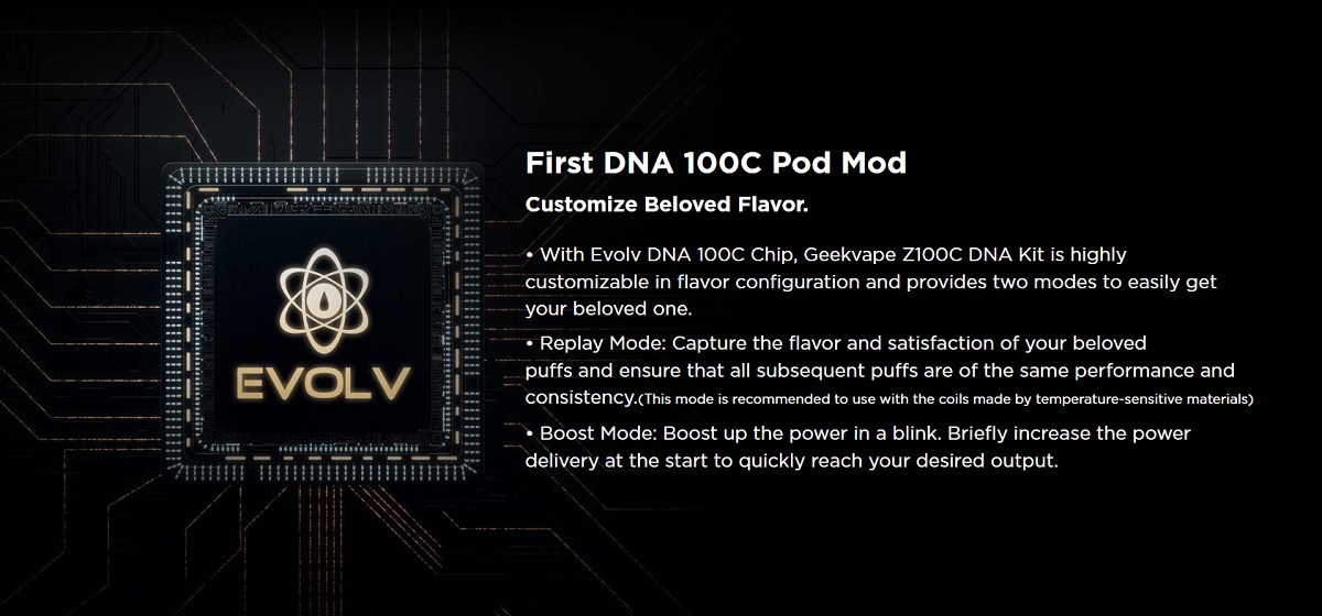 z100c dna pod mod kit 100watt by geekvape 3