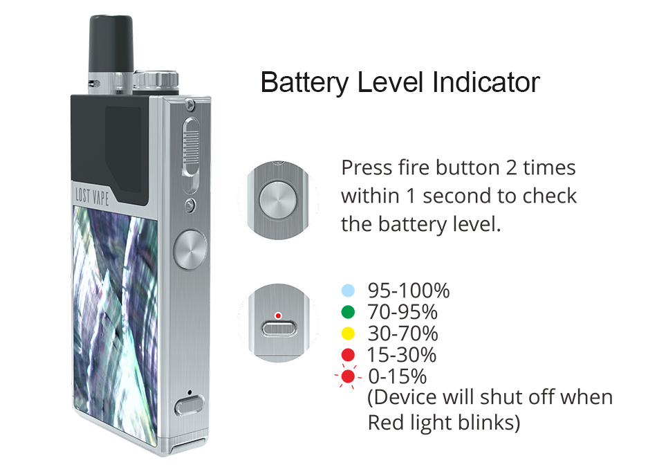 Box Orion DNA Go 40W 950 mAh Lost Vape vapexperts jkh