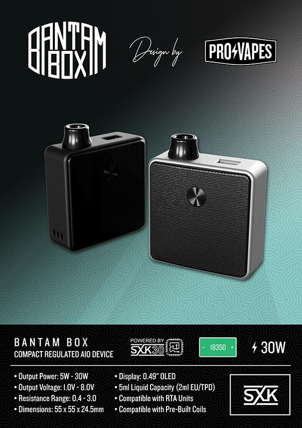 SXK Bantam Boxsxk provapes vapexperts