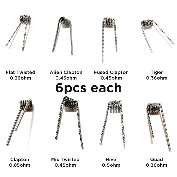 DEMON KILLER 8 IN 1 COIL BOX 48pc vapexperts 1