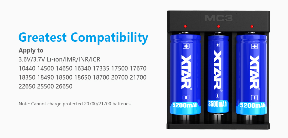 charger xtar mc3 4