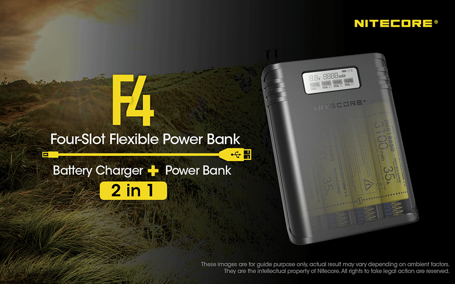 NITECORE F4 charger vapexperts 1