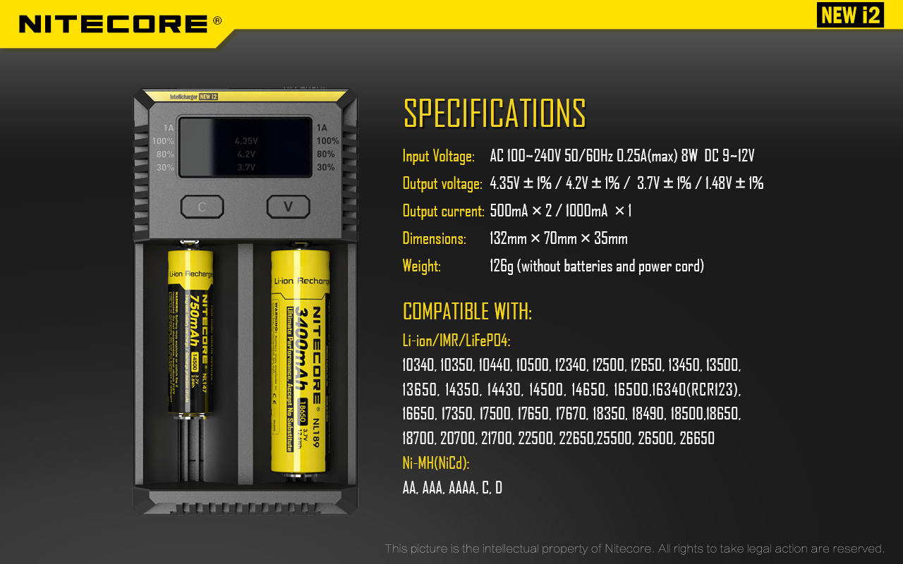 nitecore i2 v2 charger vapexperts 5