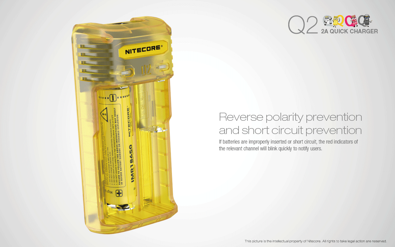 NITECORE Q2 charger vapexperts 12