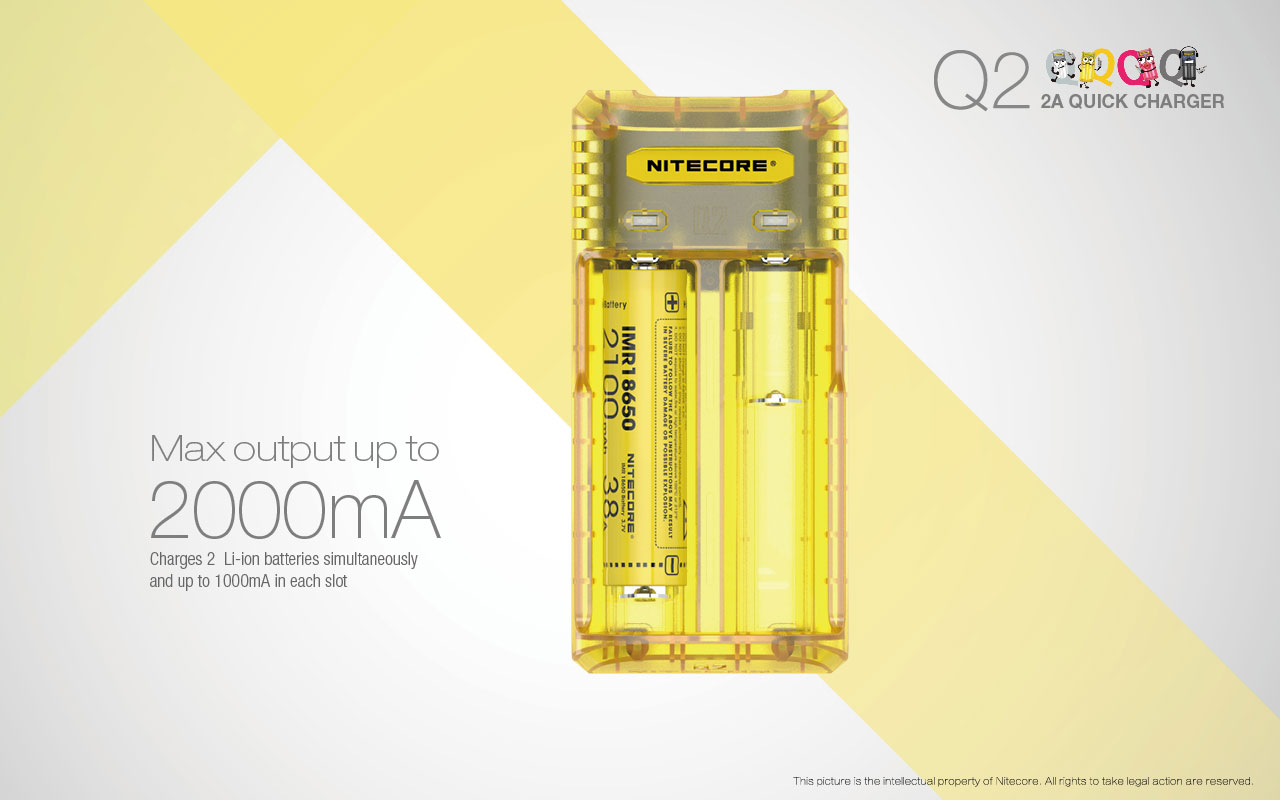 NITECORE Q2 charger vapexperts 2