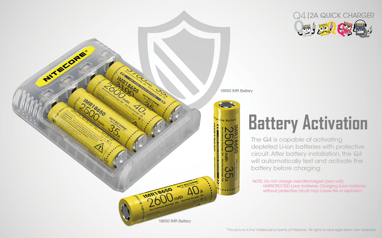 NITECORE Q4 charger vapexperts 12
