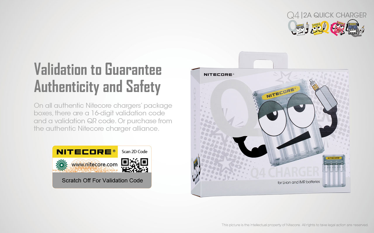 NITECORE Q4 charger vapexperts 16