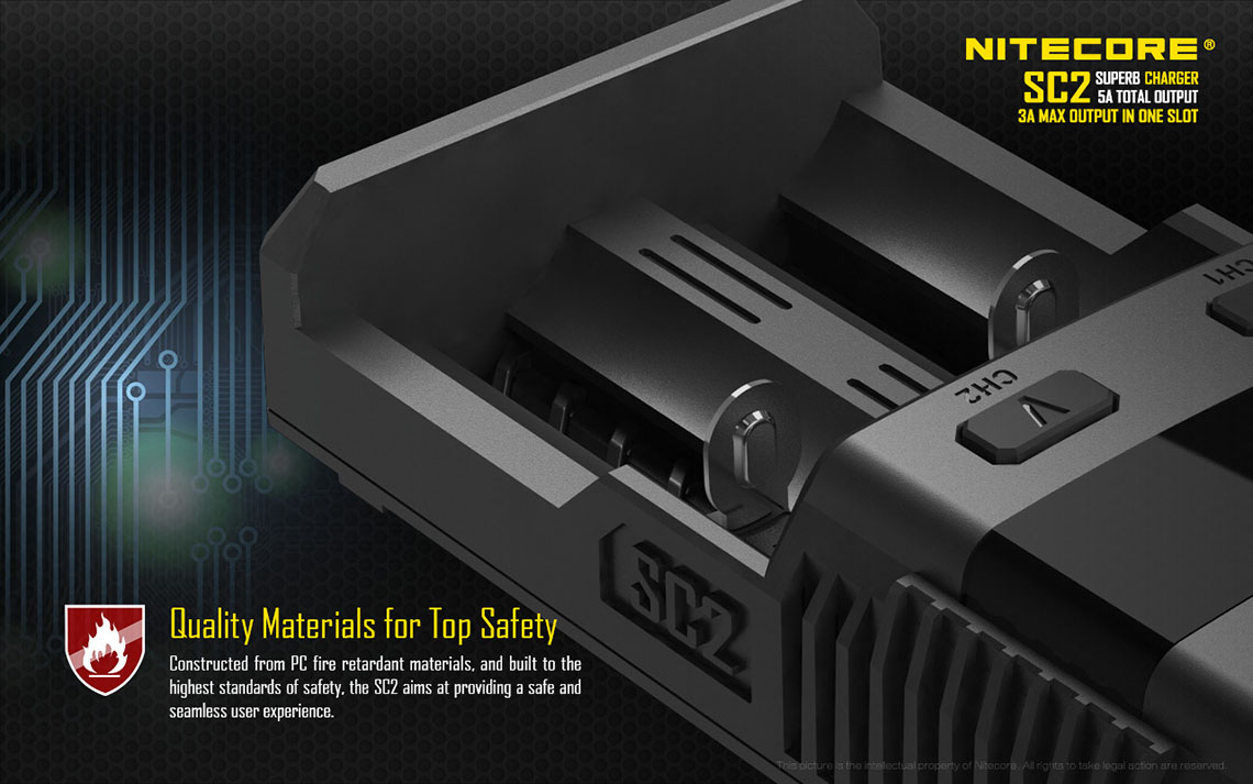 SC2 nitecore charger fortistis vapexperts 10
