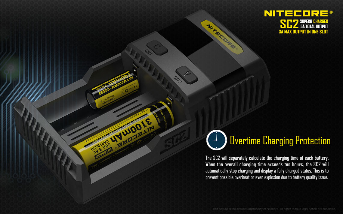 SC2 nitecore charger fortistis vapexperts 12