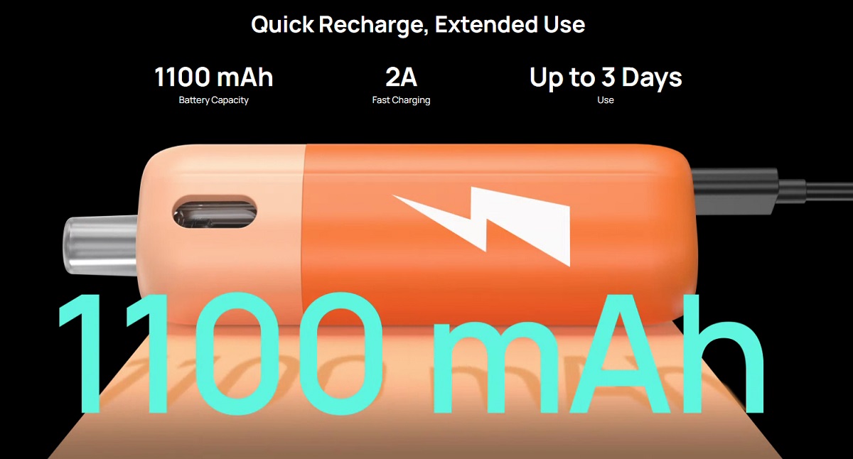 fluffi mini pod kit 1100mah 3 5ml by aspire 8