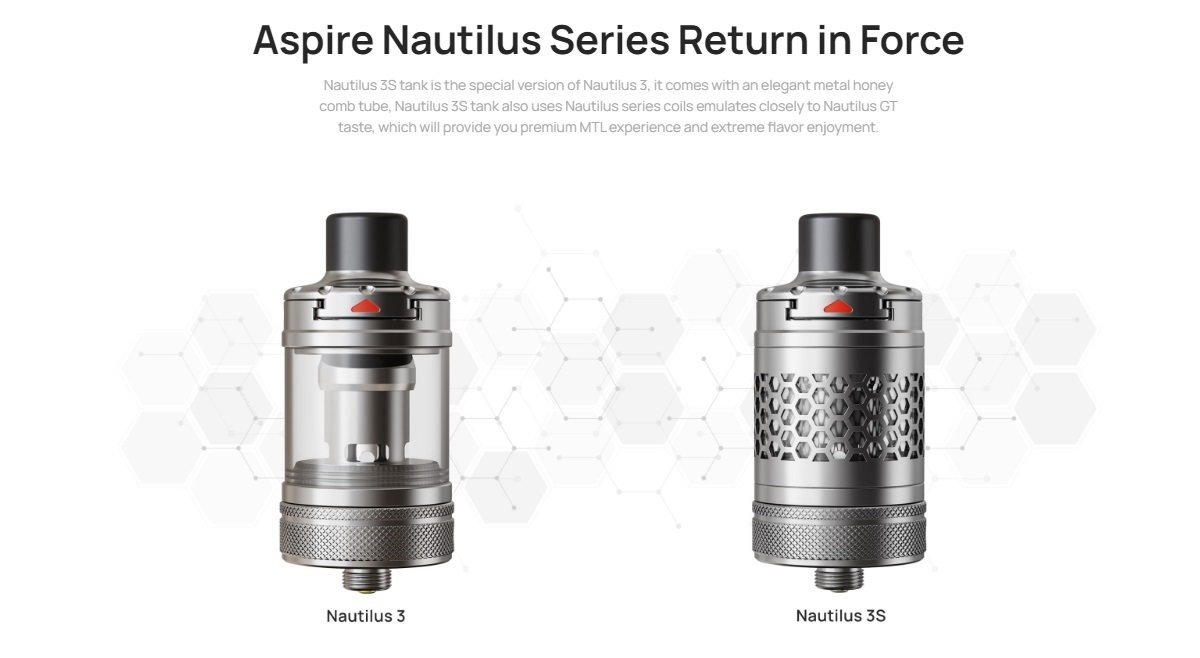 nautilus 3s tank 24mm by aspire 2