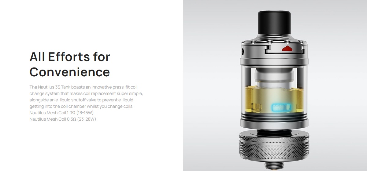 nautilus 3s tank 24mm by aspire 6