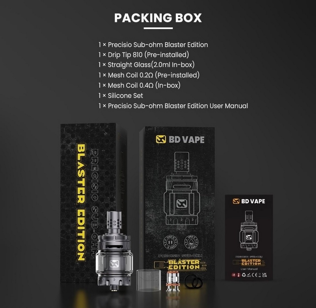 precisio sub ohm blaster 30mm by bd vape 9