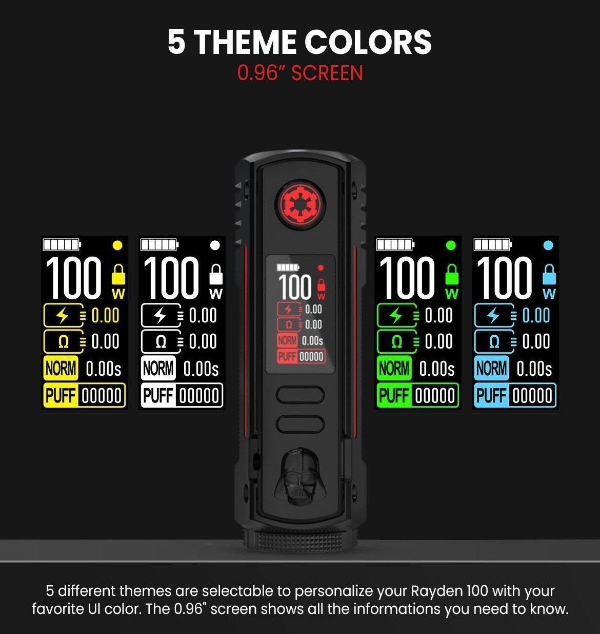 rayden 100 v2 0 dv limited edition 100w 21700 by bd vape 5
