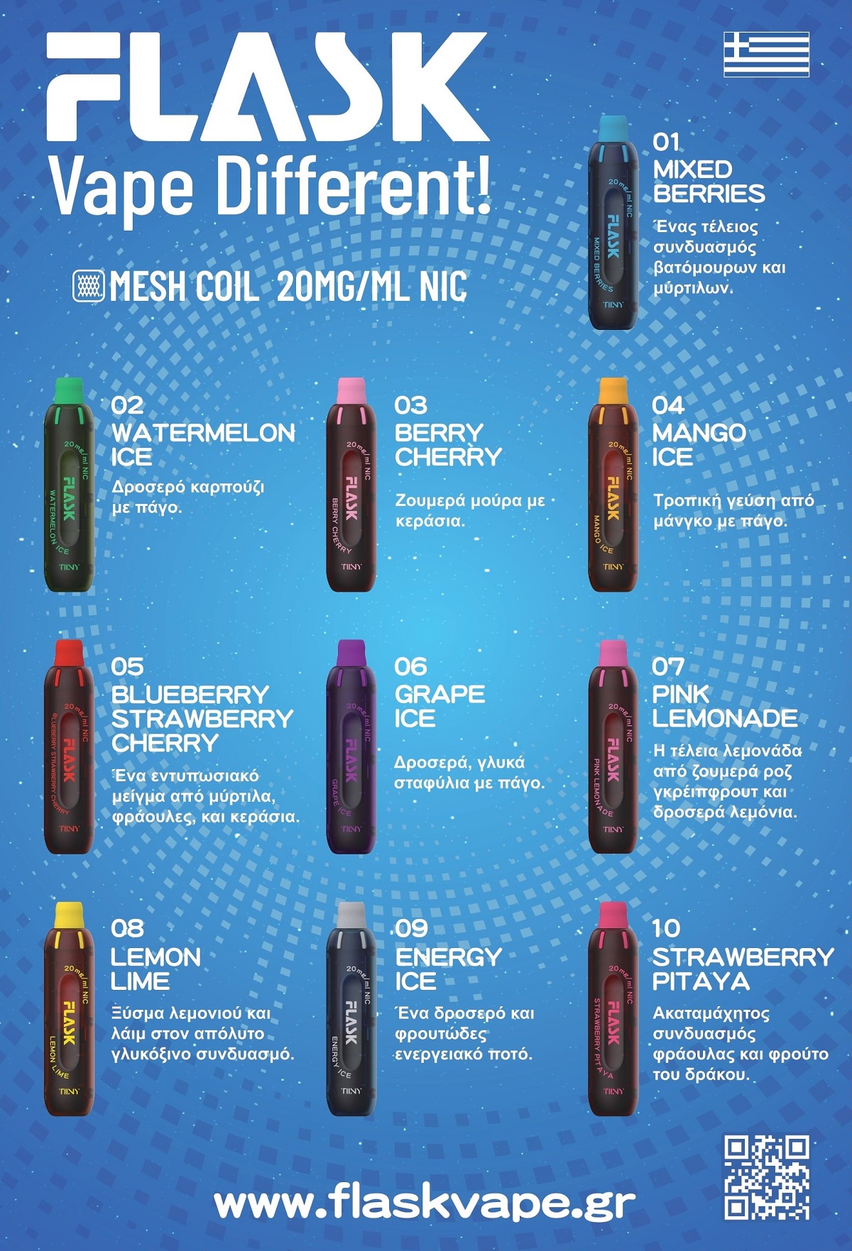 flask disposable kit 20mg 2ml 4