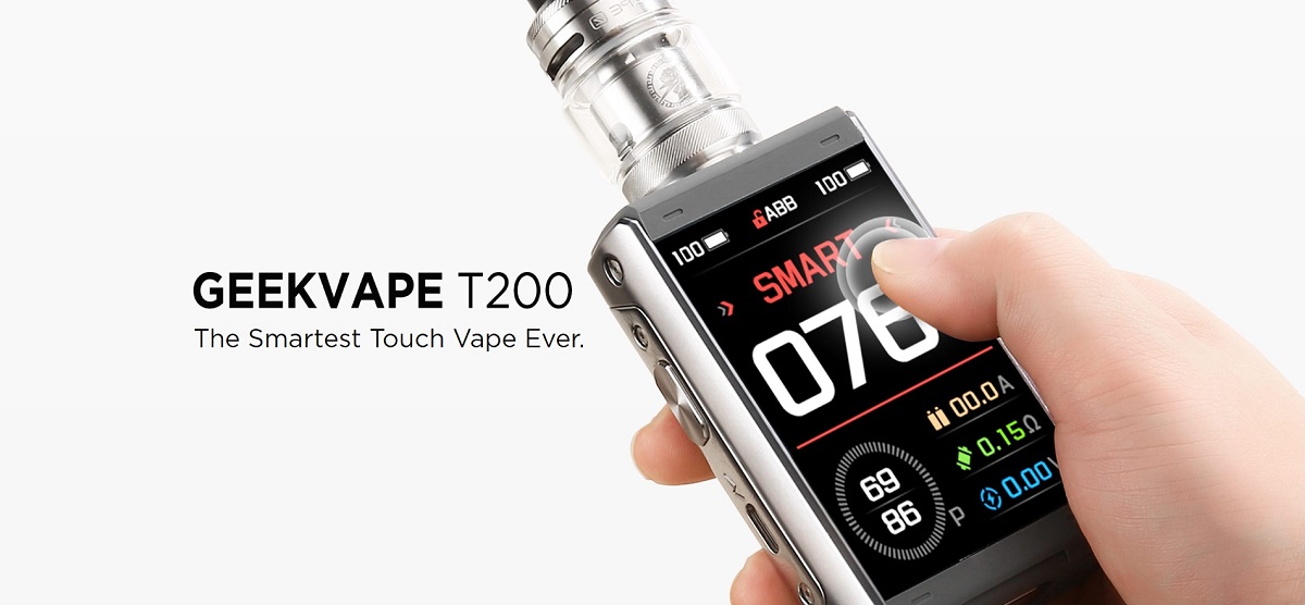 aegis touch t200 kit 200w by geekvape 1