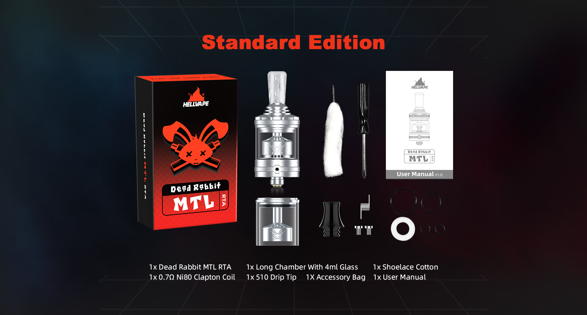 dead rabbit mtl rta 23mm by hellvape 9