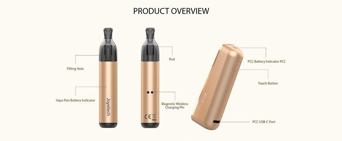 eroll nano pod kit 2ml by joyetech 12