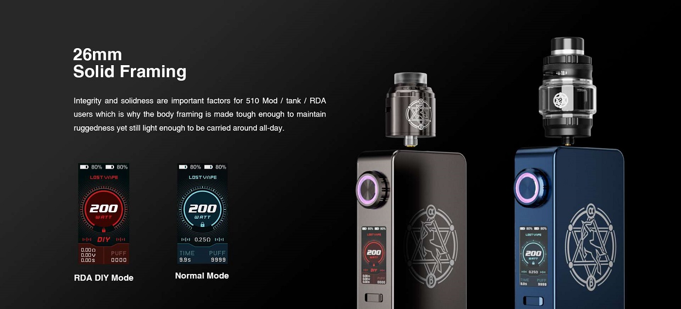 centaurus m200 box mod by lost vape 7