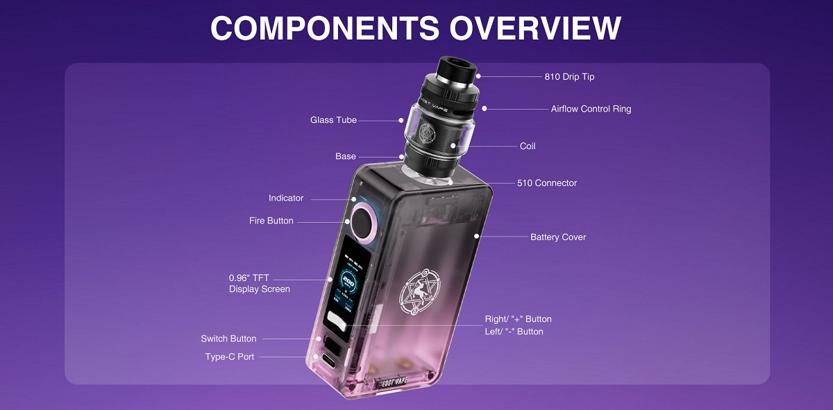 centaurus n200 box mod 200w 2x 18650 by lost vape 11