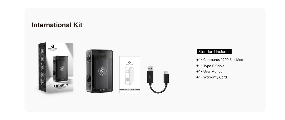centaurus p200 box mod 2x18650 by lost vape 13