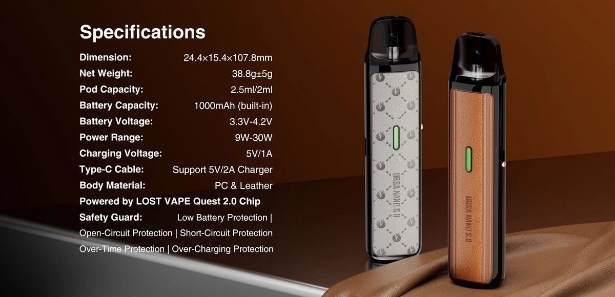 ursa nano s 2 1000mah by lost vape 11