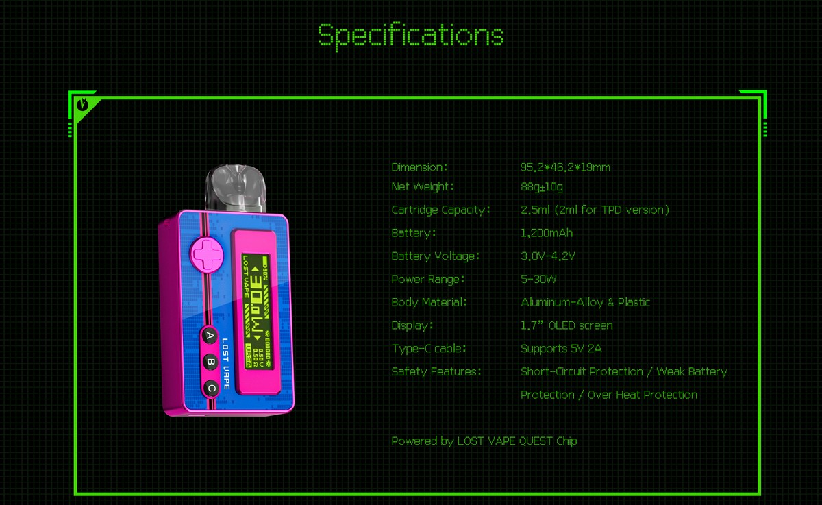 ursa pocket pod kit 1200mah by lost vape 11