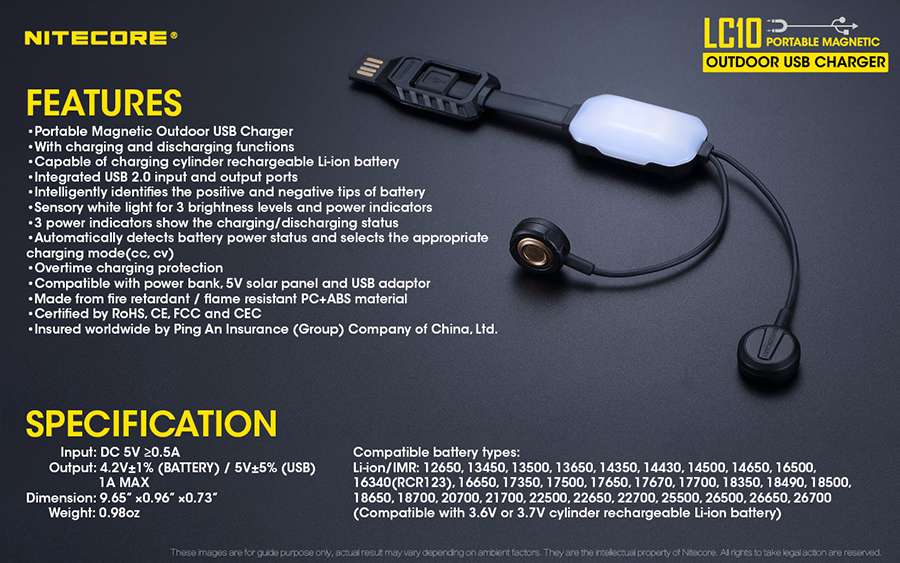 fortistis nitecore lc10 14