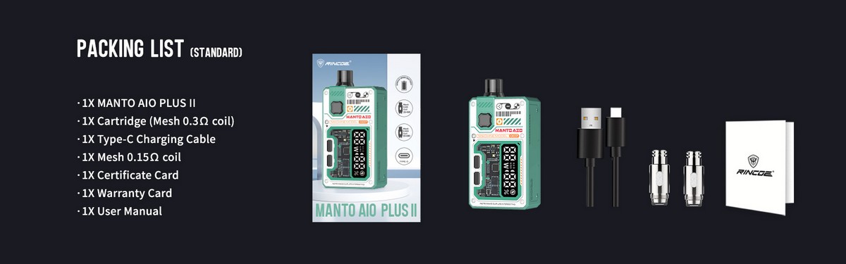 manto aio plus ii 18650 80watt by rincoe 10