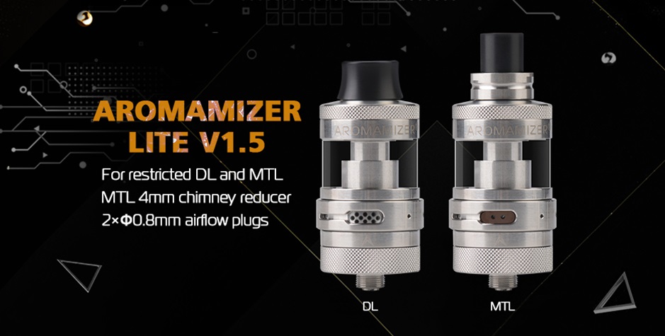 aromamizer lite rta vape experts v1 5 23mm by steam crave 1