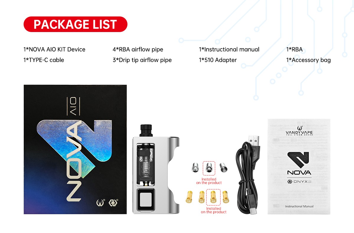 nova aio kit 60watt 18650 by vandy vape 15