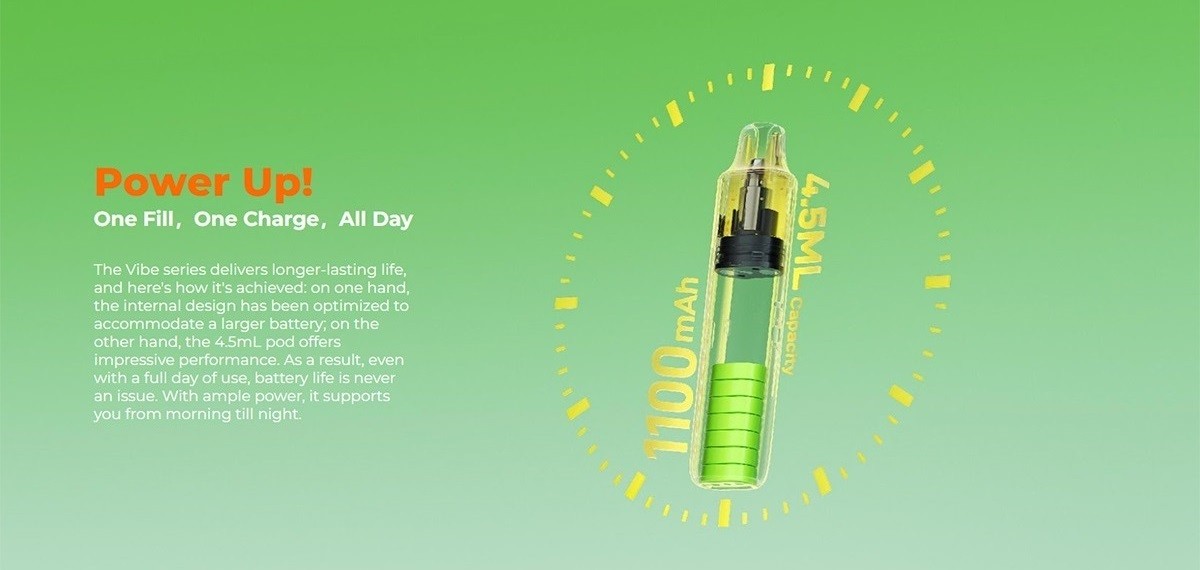 vibe se pod kit 1100mah 4 5ml by vaporesso 5